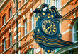 Ornate Street Clock in London. Ornate Street Clock in London.