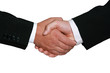 Handschlag freigestellt , handshake isolated