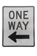 Isolated One Way Sign
