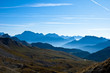 Berggipfel im Nebel