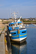 chalutier dans le port de Roscoff, Bretagne, France