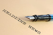 Headline news