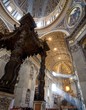 Interior of Saint Peter's dome Rome, Italy. Interior of Saint Peter's dome Rome, Italy.