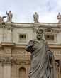 Sculpture of St. Peter in Vatican. Europe Sculpture of St. Peter in Vatican. Europe