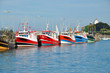 Chalutiers au port de Roscoff, Bretagne