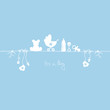 Baby Card Blue Boy