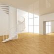 Raum mit Treppe