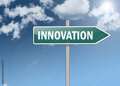 Illustration: Signpost "Innovation" Signpost "Innovation"