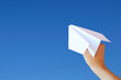 Hand with a plane Hand with a plane