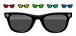 sunglasses vector illustration