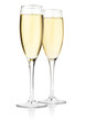 Two glasses of champagne