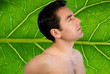 Photo: uomo foglia uomo foglia