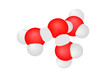 Vector illustration a molecule Vector illustration a molecule