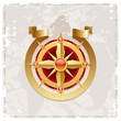 Vector vintage compass rose