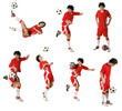 Boy with soccer ball, Footballer