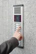 Video intercom in the entry of a house Video intercom in the entry of a house