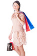 Young woman with bags