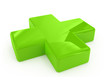 green first aid cross sign green first aid cross sign