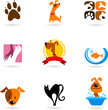 Pet icons and logos Pet icons and logos