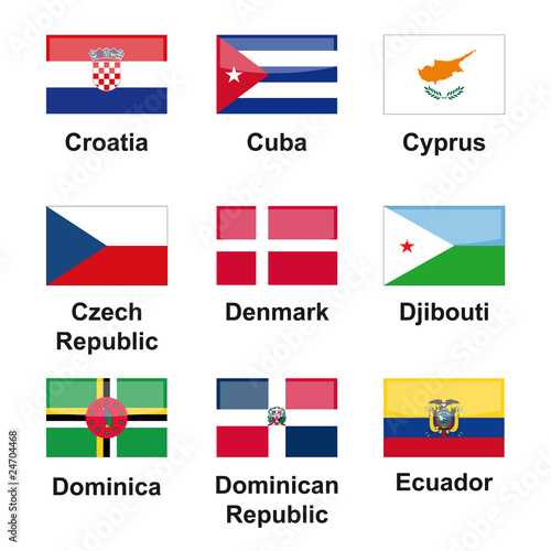 Drapeaux lettre C-D-E Drapeaux lettre C-D-E