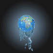 Globe encased in Water