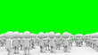 Video: 3d Cartoon crowd people applause 3d Cartoon crowd people applause