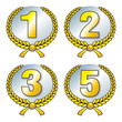 Lorbeerkranz Gold 1 2 3 5