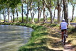 Vélo au bord du canal du Midi