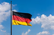 Foto: Deutschlandfahne auf Halbmast Deutschlandfahne auf Halbmast