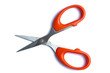Red scissors isolated on white Red scissors isolated on white