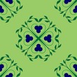 Seamless background in the form of green leafs Seamless background in the form of green leafs