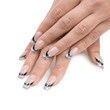 Women's hands with a nice manicure. Women's hands with a nice manicure.