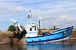 Fischereiboot im Hafen von Honfleur