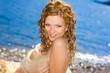Photo: red haired girl at the sea red haired girl at the sea