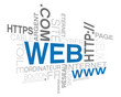 web, mots image sur le thème d'internet web, mots image sur le thème d'internet