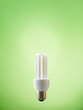 closeup of fluorescent light bulb