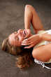 Beautiful young girl talking on her cellphone
