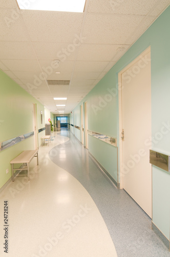 Photo: Hall in hospital Hall in hospital