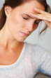 Closeup of a pretty young girl looking frustrated