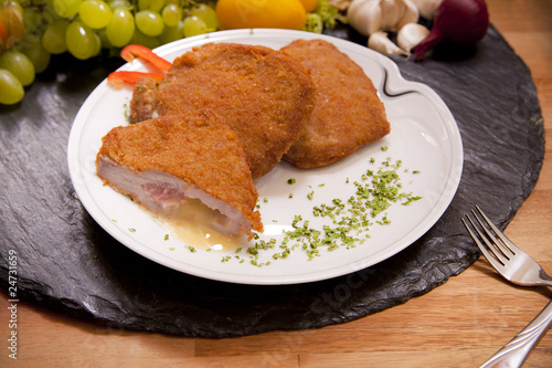 Photo: Cordon bleu geschnitten Cordon bleu geschnitten