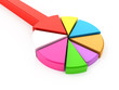 Pie chart concept Pie chart concept