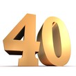 goldene Nummer 40