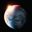 Illustration: Sunset on Planet Earth Sunset on Planet Earth