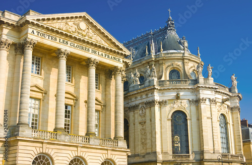Photo: Beautiful palace facade in Versailles Beautiful palace facade in Versailles