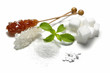Stevia sowie andere Süßungsmittel