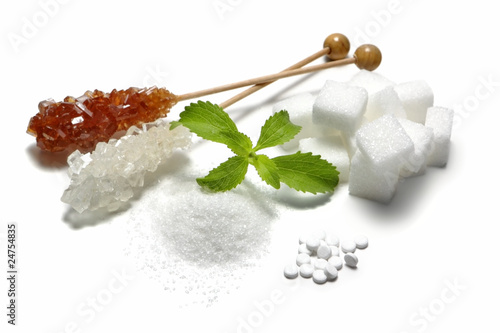 Photo: Stevia sowie andere Süßungsmittel Stevia sowie andere Süßungsmittel