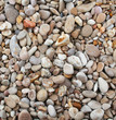 Colorful stones on the beach