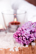 lilac, bath salt and candle lilac, bath salt and candle