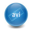 Esfera brillante con texto "avi"