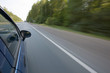on the road